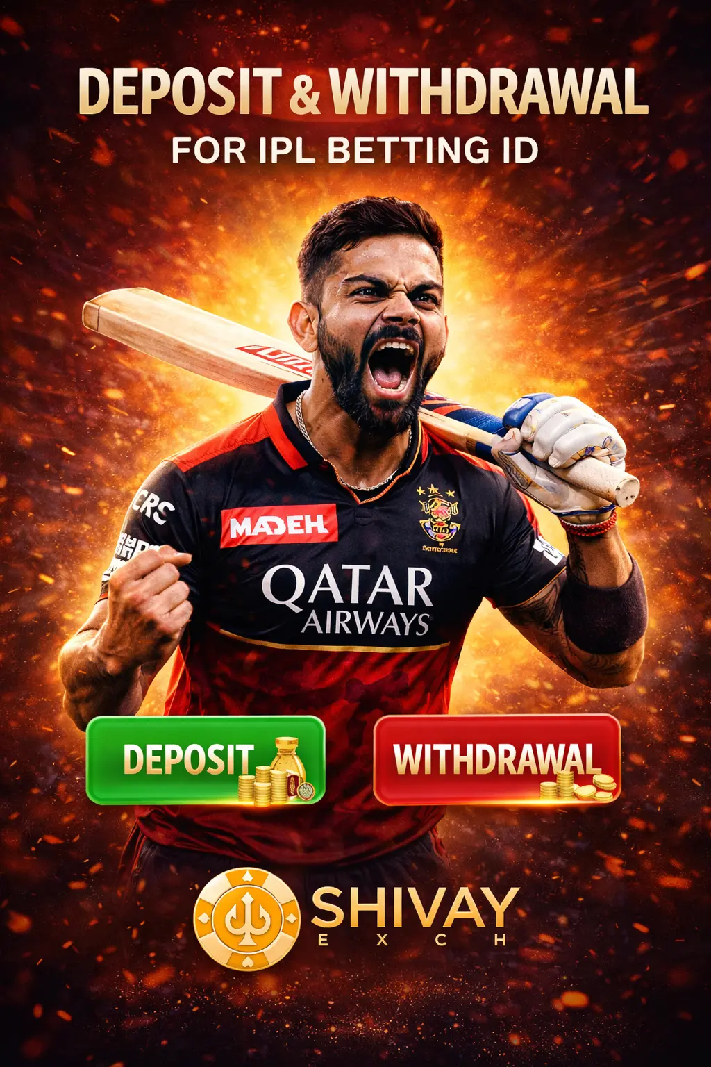 Shivay Exchange Cricket ID mobile dashboard showing live IPL 2026 match odds real-time scorecard and multiple sports markets for Indian users
