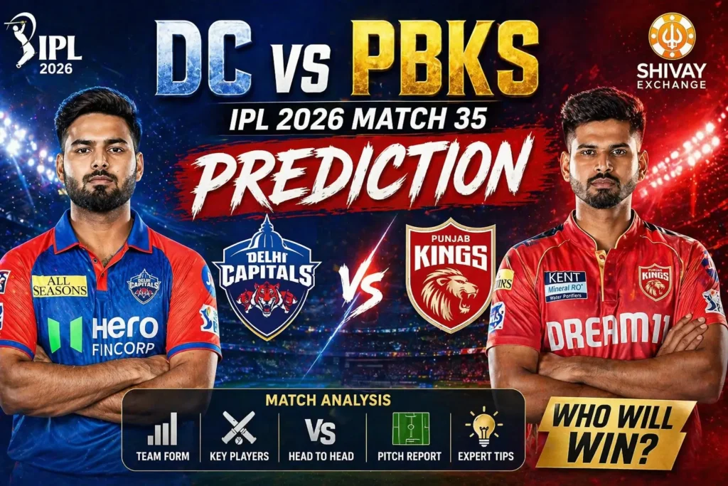 DC vs PBKS IPL 2026 Match 35 Prediction - Cricket ID Same Day Delivery Shivay Exchange