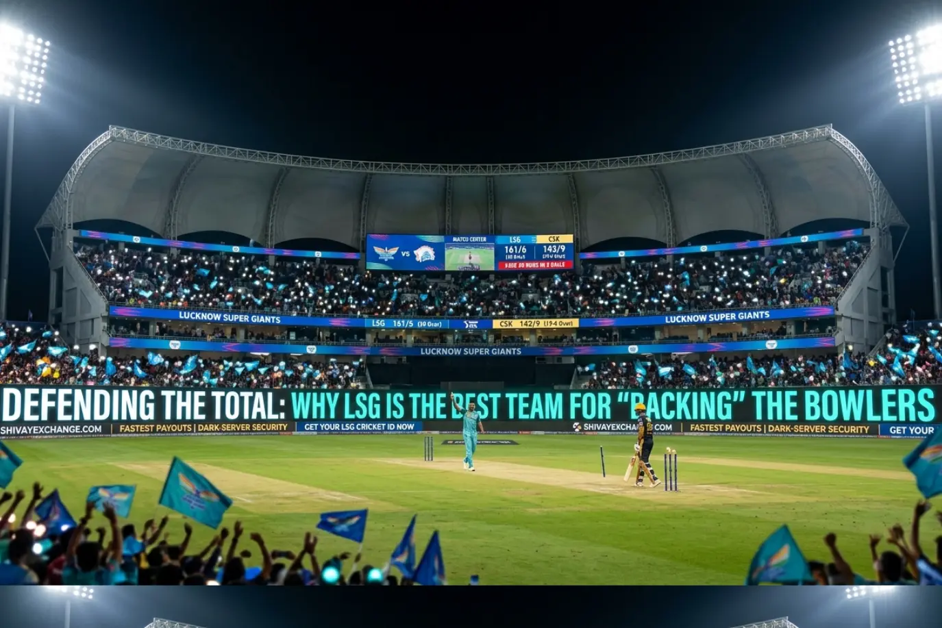 Best Cricket ID for Lucknow Super Giants LSG Matches IPL 2026 at Ekana Stadium