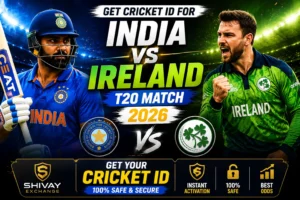 Get Cricket ID for India vs Ireland T20 Match 2026