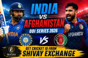 India vs Afghanistan ODI Series 2026 - Get Cricket ID from Shivay Exchange